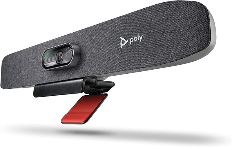 Poly Studiok 120-deg FOV 4K Camera, Integrated speaker and microphone, Wi-Fi device management, monitor clamp included, Cable: 5m USB Type-A to Type-C, Power: EURO-Type C,CE 7/7. Poly Studiok 120-deg FOV 4K Camera, Integrated speaker and microphone, Wi-Fi device management, monitor clamp included, Cable: 5m USB Type-A to Type-C, Power: EURO-Type C,CE 7/7.