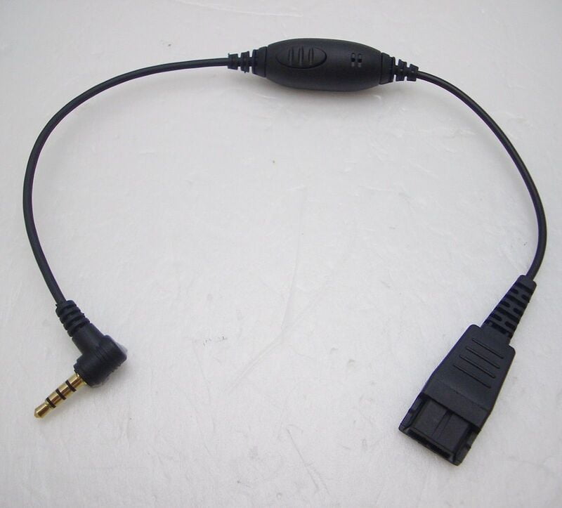 Jabra QD to 3.5 mm for PTT